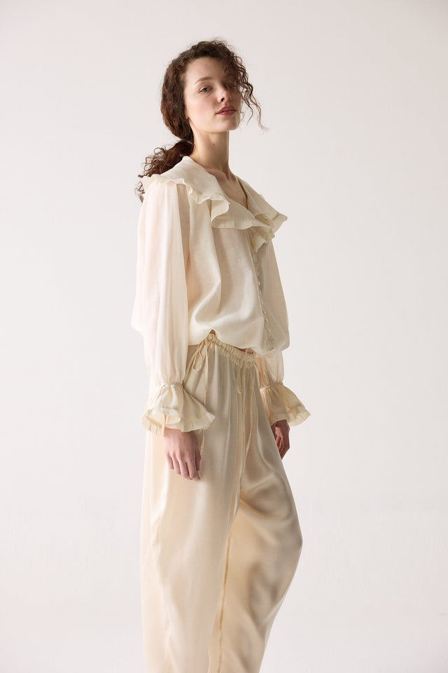 Blusa Halo - Crudo
