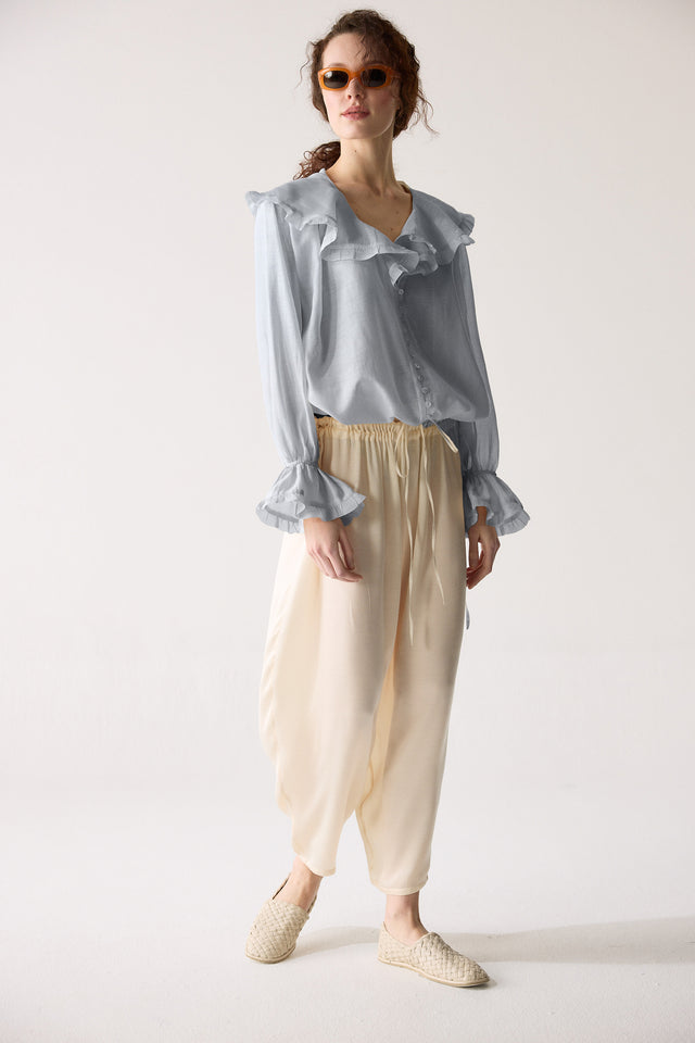 Blusa Halo - Celeste
