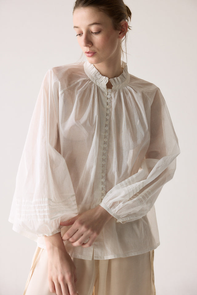 Camisa Velo - Blanco