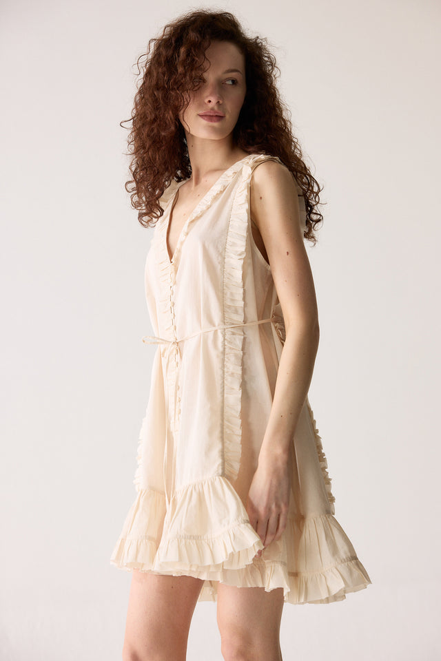 Vestido Ofelia - Crudo