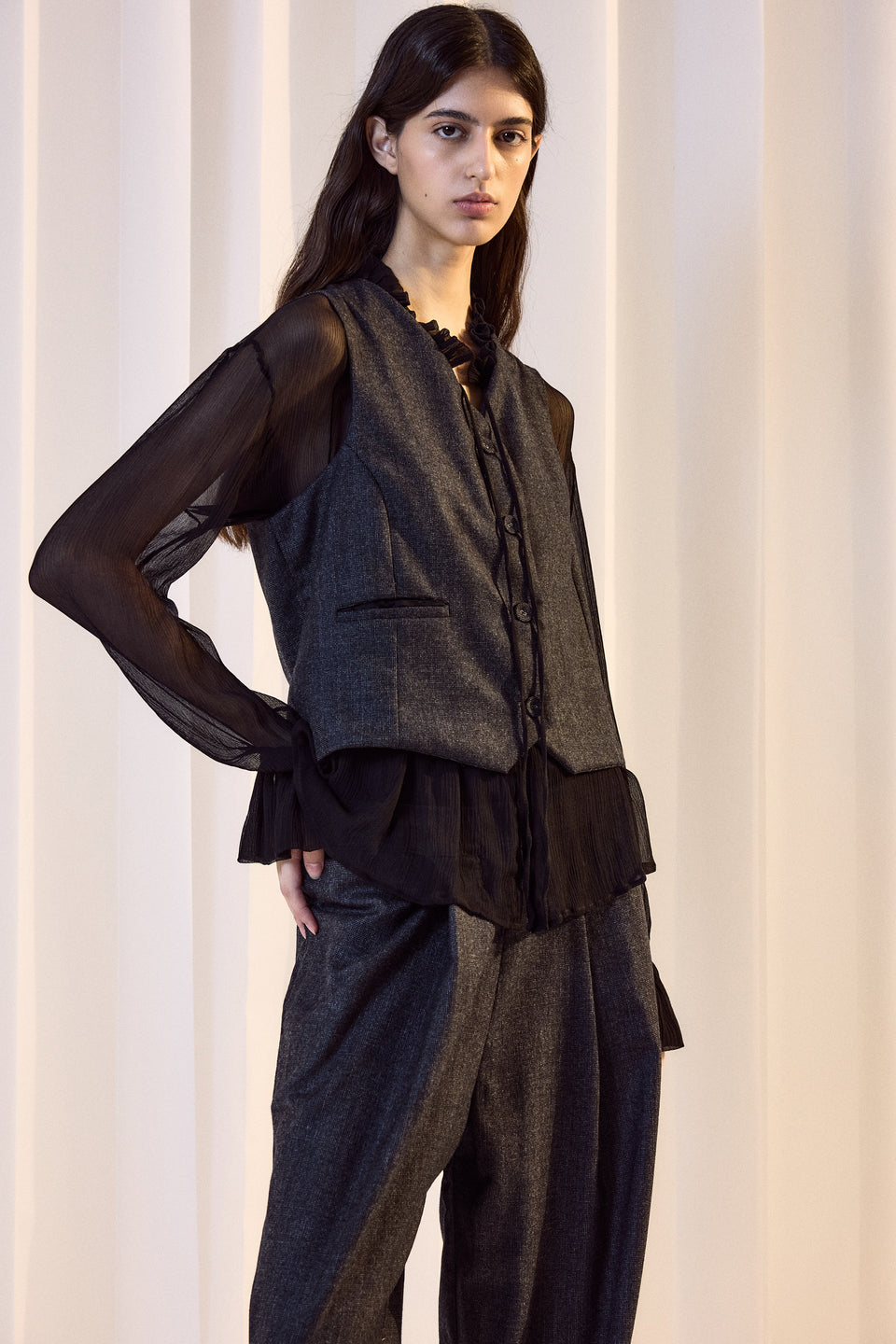 Diva Wool Vest and Pants Set