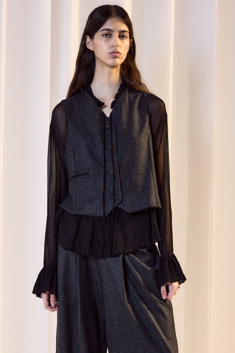 Diva Wool Vest and Pants Set