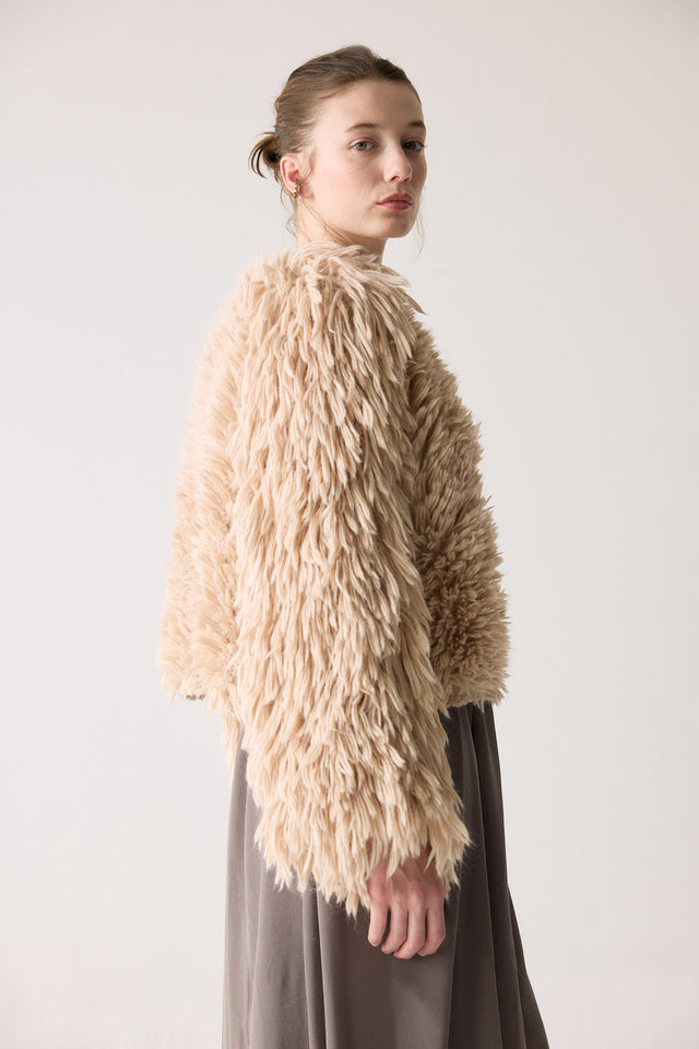 Saco Mink - Nude