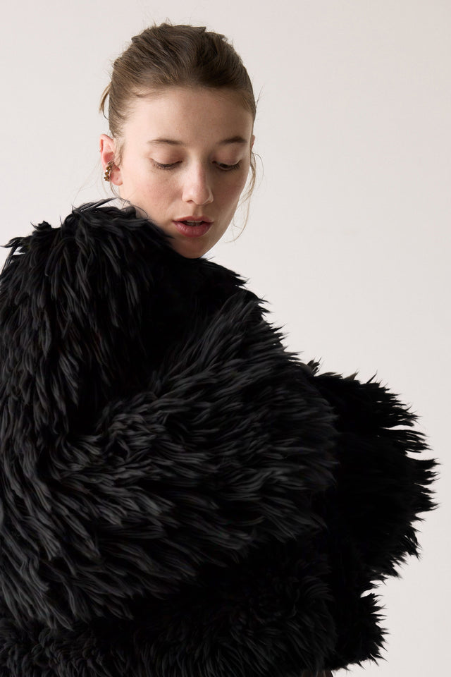 Saco Mink - Negro