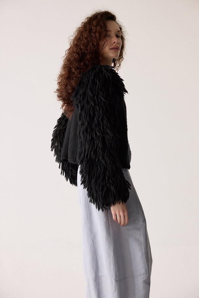 Saco Semi Retobado - Negro