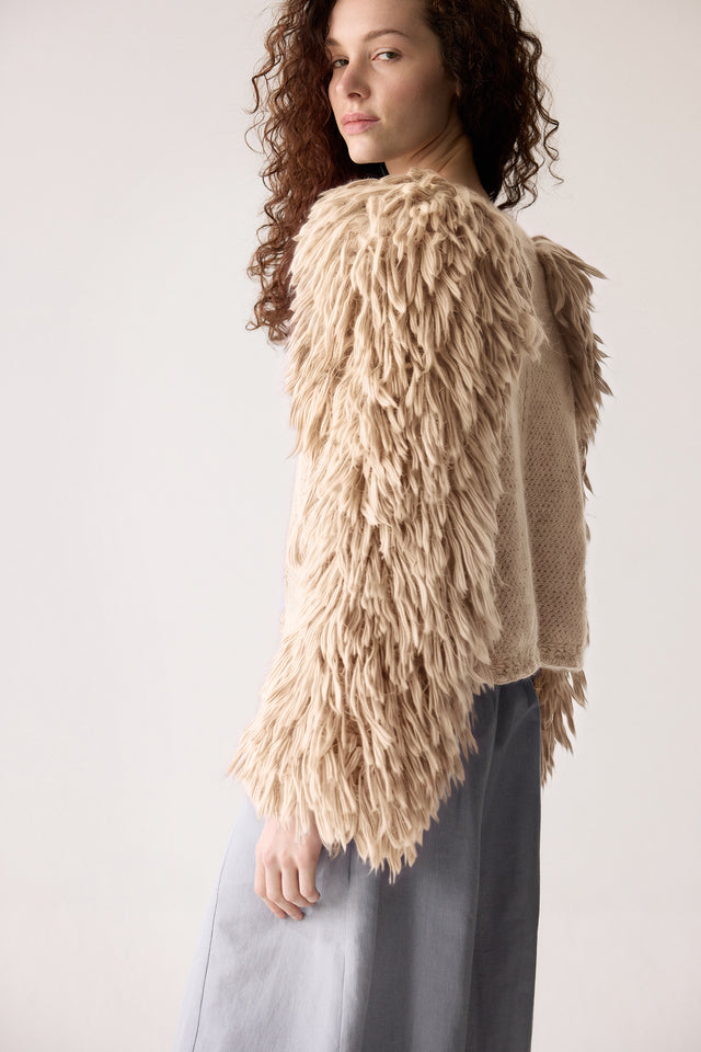 Saco Semi Retobado - Nude