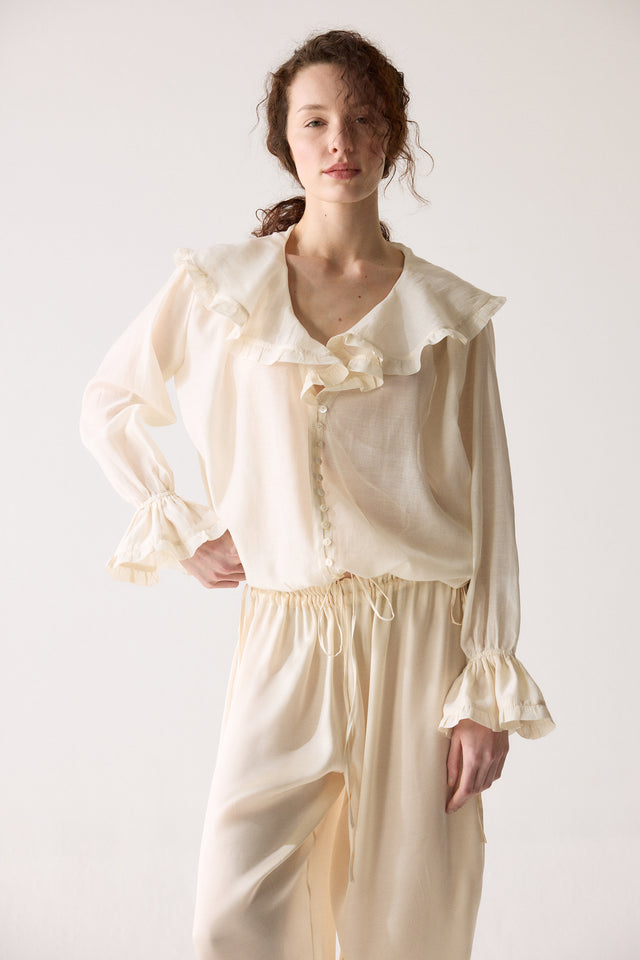 Blusa Halo - Crudo