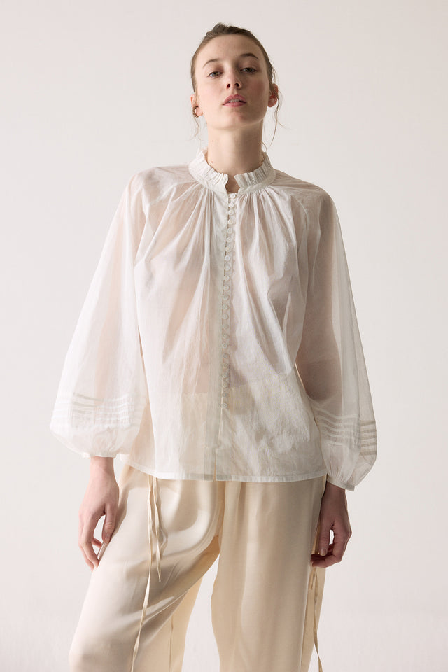 Camisa Velo - Blanco