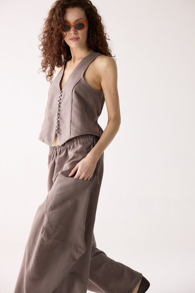 Chaleco Fuga - Gris