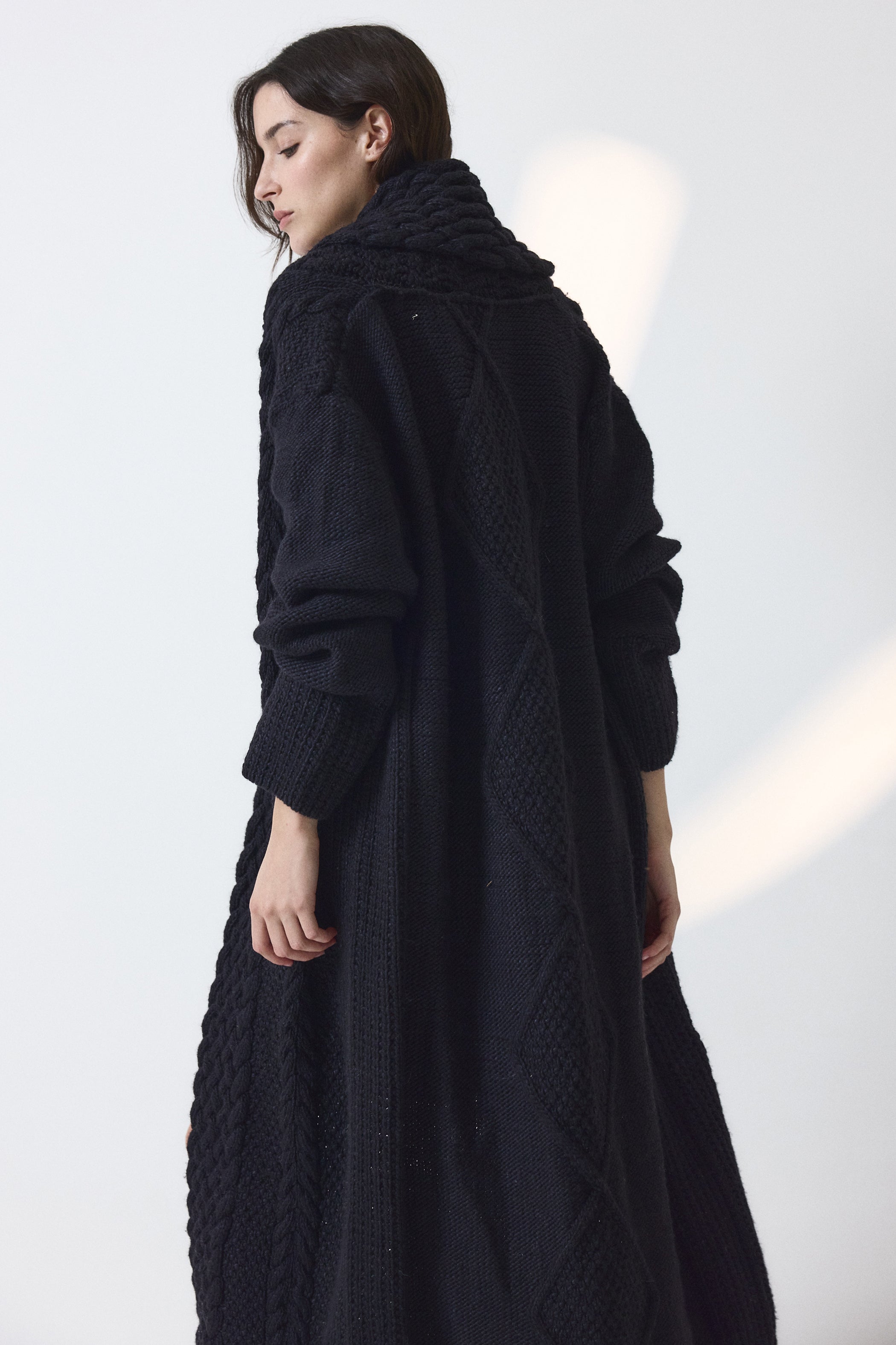 Leonard Long Knitted Coat – Paula Martini
