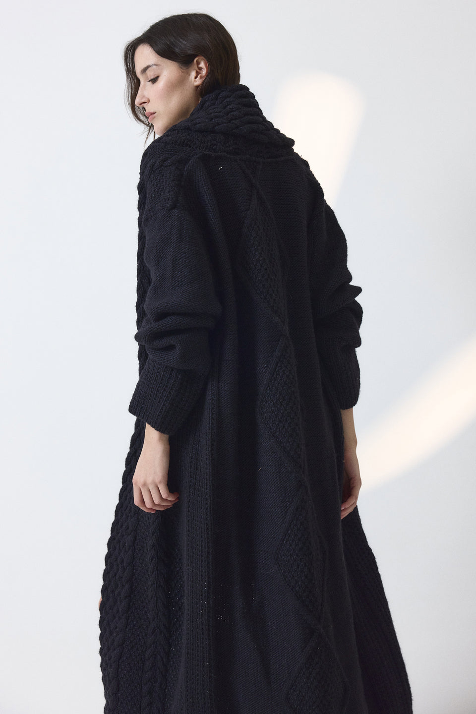 Leonard Long Knitted Coat